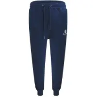 Aquascutum Heren Actieve Basis Geribbelde Joggingbroek (Blauw)