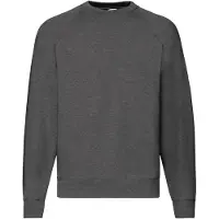 Fruit Of The Loom Heren Sweatshirt Heather (Donkere Heide Grijs)