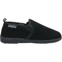 Hush puppies Heren Arnold Slip On Leather Slipper (Zwart)