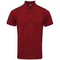 Premier Heren Coolchecker Plus Piqu Polo Shirt (Bourgondië)