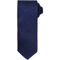 Premier Heren Micro Waffle Formal Work Tie (Pakket van 2) (Marine)