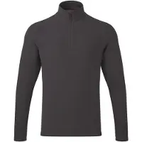 Premier Recyclight Quarter Zip Fleece voor volwassenen (Donkergrijs)