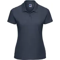 Russell athletic Russell Dames/Dames Klassiek Effen Poloshirt van Polycotton (Franse marine)