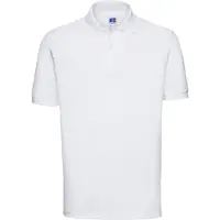 Russell athletic Russell Heren 100% Katoenen Korte Mouw Poloshirt (Wit)