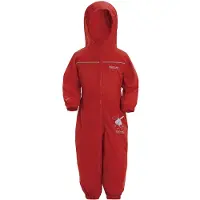 Regatta Great Outdoors Regenpak voor baby's en peuters, model Puddle IV, artikelnummer RG1344 (maat 80), kleur paprika