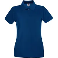 Fruit Of The Loom Dames Lady-Fit Premium Korte Mouwen Polo Shirt