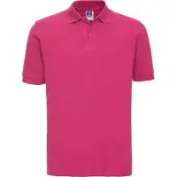 Russell athletic Russell Heren 100% Katoenen Korte Mouw Poloshirt (Fuchsia)
