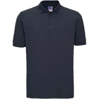 Russell athletic Russell Heren Klassiek Piqué Katoenen Polo Shirt (Franse marine)