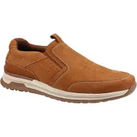 Hush puppies Heren Cole lederen vrijetijdsschoenen (Tan)