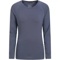 Mountain Warehouse Dames/Dames Quick Dry Top met lange mouwen (Donkergrijs)
