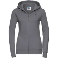Russell athletic Russell Dames/Dames Authentic Full Zip Hoodie (Konvooi Grijs)