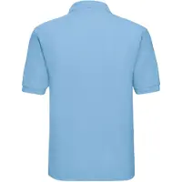 Russell athletic Russell Heren Polycotton Pique Poloshirt (Hemelsblauw)