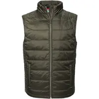 Russell athletic Russell Heren Nano Gewatteerde Bodywarmer (Donkere Olijf)
