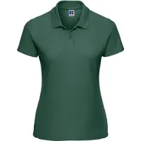 Russell athletic Russell Dames/Dames Klassiek Effen Poloshirt van Polycotton (Fles groen)
