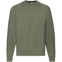 Fruit Of The Loom Heren Premium Ingelegd Sweatshirt (Klassieke Olijf)