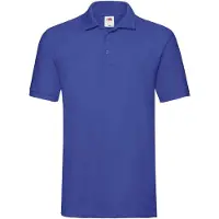 Fruit Of The Loom Heren Premium Katoenen Piqué Poloshirt (Koningsblauw)