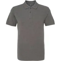 Asquith & Fox Heren Poloshirt met korte mouwen (Houtskool)
