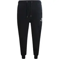 Aquascutum Heren Actieve Basis Geribbelde Joggingbroek (Marineblauw)