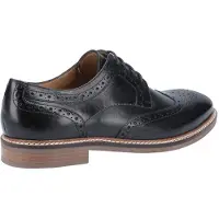 Hush puppies Leren herenschoenen Bryson (Zwart)