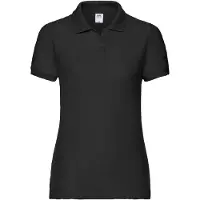 Fruit Of The Loom Dames/Dames Lady Fit 65/35 Poloshirt (Zwart)