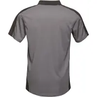 Regatta Herencontrast Coolweave Polo Shirt (Afdichting Grijs/Zwart)