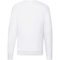 Fruit Of The Loom Unisex Lichtgewicht Raglan Sweatshirt voor volwassenen (Wit)