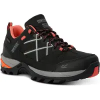 Regatta Dames/Dames Samaris III Laag Loopschoenen (Zwart/Satsuma)