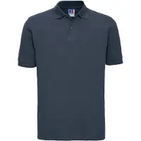 Russell athletic Russell Heren Klassiek Piqué Katoenen Polo Shirt (Franse marine)