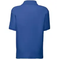 Fruit Of The Loom Kinder/Kinder 65/35 Effen Piqué Poloshirt (Koningsblauw)