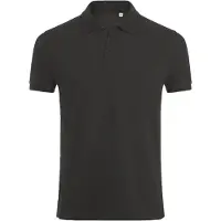 Sols Heren Phoenix Poloshirt met korte mouwen Pique Polo (Houtskool mergel)