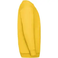 Fruit Of The Loom Childrens Unisex Set In Sleeve Sweatshirt (Zonnebloem)