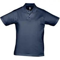 Sols Heren Prescott Jersey Poloshirt met korte mouwen (Franse marine)