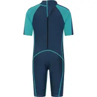 Mountain Warehouse Wetsuit met contrasterende panelen voor kinderen (Teal)