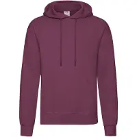 Fruit Of The Loom Heren R Hoodie (Bourgondië)