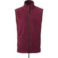 Premier Heren Artisan Fleece Gilet (Bourgogne/Bruin)