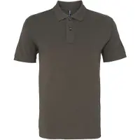 Asquith & Fox Heren Poloshirt met korte mouwen (Leisteen)