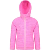 Mountain Warehouse Snowdonia II Full Zip Hoodie Kinderen/Kinderen (Helder Roze)