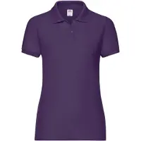 Fruit Of The Loom Dames/Dames Lady Fit 65/35 Poloshirt (Paars)