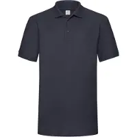 Fruit Of The Loom Heren 65/35 Zwaargewicht Poloshirt (Deep Navy)
