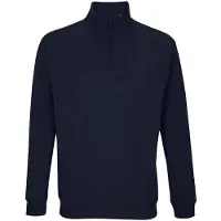 Sols Uniseks Conrad Sweatshirt met Quarter Zip voor volwassenen (Franse marine)