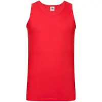 Fruit Of The Loom Unisex Adult Valueweight Athletic Tank Top (Rood)