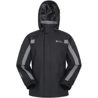Mountain Warehouse Kinder/Kinder Samson II Waterdichte Jas (Zwart)