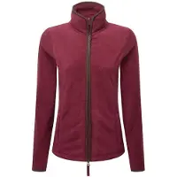 Premier Dames/Dames Artisan Contrast Trim Fleece Jacket (Bourgogne/Bruin)