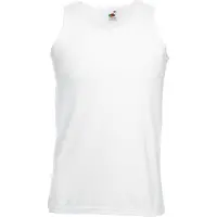 Fruit Of The Loom Heren Atletisch Mouwloos Hemd / Tanktop (Wit)