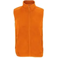 Sols Uniseks Microfleece gerecyclede bodywarmer voor volwassenen (Oranje)