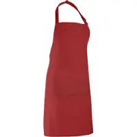Premier Dames/Dames Kleuren Bipschort Met Zak / Werkkleding (Pakket van 2) (Rood)