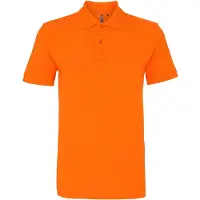 Asquith & Fox Heren Poloshirt met korte mouwen (Oranje)