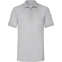 Fruit Of The Loom Heren 65/35 Zwaargewicht Poloshirt (Heide Grijs)