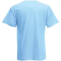 Fruit Of The Loom Heren Screen Stars Origineel Vol Cut T-shirt met korte mouwen (Hemel Blauw)