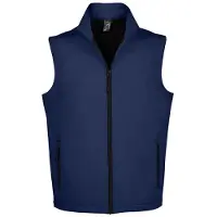 Sol Unisex Race Softshell Gilet voor volwassenen (Franse marine)
